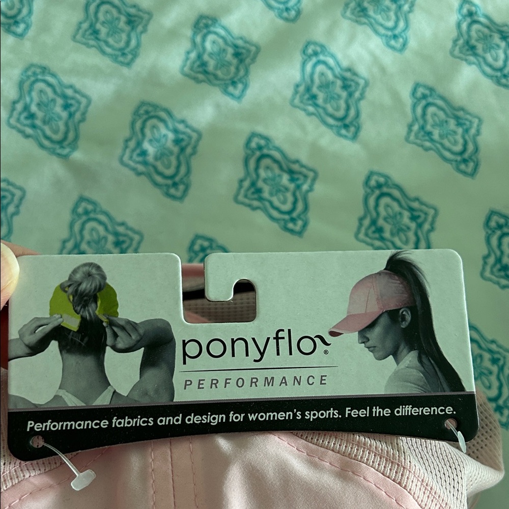 PonyFlo Pink Mesh Performance Cap NWT - Picture 2 of 9